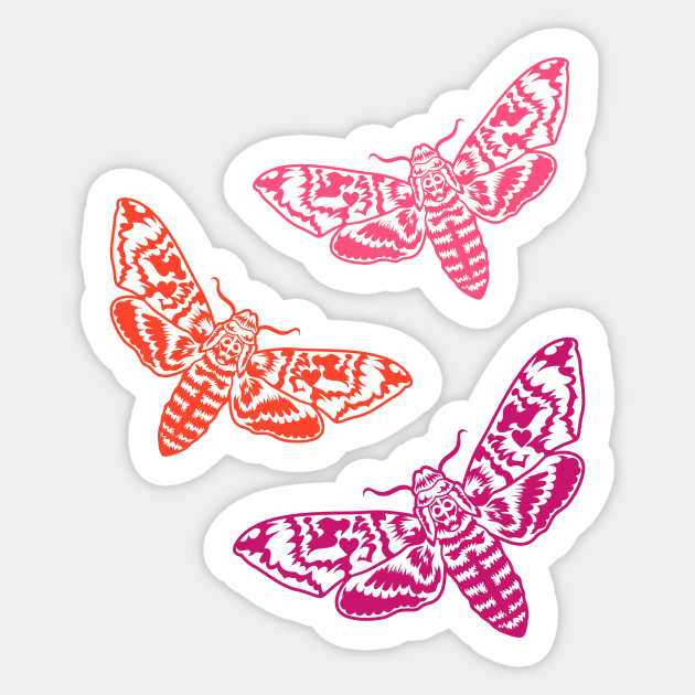 Bright moths Sticker by Nice Surprise